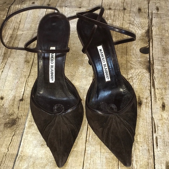 Manolo Blahnik Shoes - Manolo Blahnik ankle strap heels